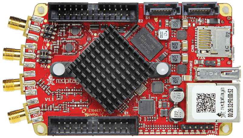 Red Pitaya v1.1 circuit board